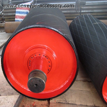 Drive Pulley/Rubber lagging